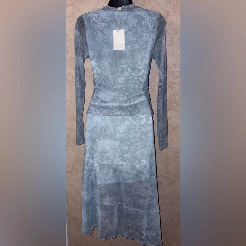 See You Monday Long Sleeve Skirt Set